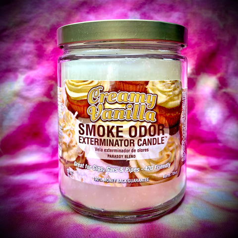 Smoke Odor Eliminator Candle 13oz - Creamy Vanilla