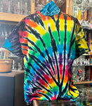 Rainbow Tie-Dye w/Black Splash T-Shirt