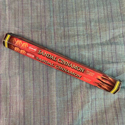 Hem Sandal Cinnamon Incense 20-Stick Box