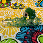 Clear Tip/Chillum w/Critter by Sara Mac Colors Vary