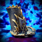 5" Bronze Ganesh Backflow Incense Burner