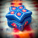 Mini Star Talavera Pottery Trinket Box