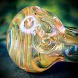 5.5" Large Fumed Canework Handpipe w/ Front Swirl Design