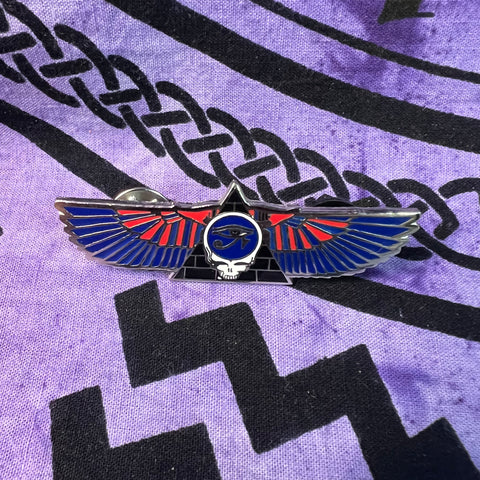 Grateful Dead Wings Egyptian Pin