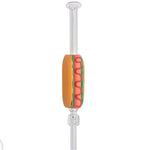 7.75" Hot Dog Glass Dab Straw