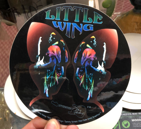 5x5' Little Wing Jimi Hendrix Sticker