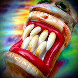 5" 3D Toothy Grin Monster Glass Handpipe