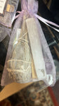 Smudge Set - Amethyst Smudge Bundle -Palo Santo-Selenite