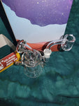 5" Rock Glass Mini Recycler Dab Rig Clear Glass with 10mm Male Banger-*Glass Dab Rig FOUR*