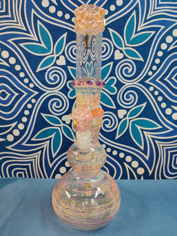 16.5" Space Glass 50mm Fumed Waterpipe with Perc