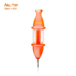 Waxmaid Glass Silicone Nectar Collector Kit with 10mm Male Titanium Dab Nail