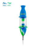 Waxmaid Glass Silicone Nectar Collector Kit with 10mm Male Titanium Dab Nail