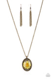 Prairie Passion Yellow Necklace