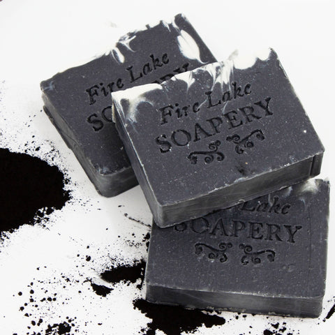 Fire Lake Soapery All Natural Artisan Bar Soap - Clarifying Charcoal
