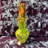 10" Apple Bottom Flat Base Soft Glass Waterpipe