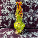 10" Apple Bottom Flat Base Soft Glass Waterpipe