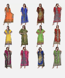 Long Tunic Kaftan Dress-Assorted Colors/Patterns