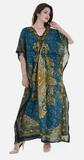 Long Tunic Kaftan Dress-Assorted Colors/Patterns