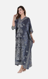Long Tunic Kaftan Dress-Assorted Colors/Patterns