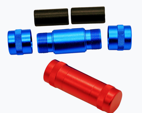 19mm Aluminum Pollen Press in Red,Black,Blue,or Silver