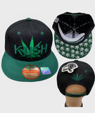 Kush Leaf Snapback Hat New League-Assorted Colors