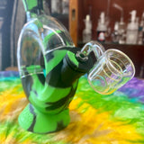 Chameleon-Ooze Ozone 4-in-1 Silicone Glass Waterpipe & Nectar Collector