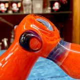 5.5x12" Crayola Orange Wig-Wag Hammer Bubbler by Zach U-Shüd