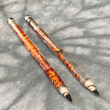 6" Pencil Glass Dab Tool w/ Internal Glitter