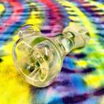 Worked Fumed Chillum by Huggy Bear