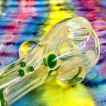 Worked Fumed Chillum by Huggy Bear