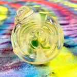 Worked Fumed Chillum by Huggy Bear