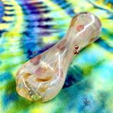 Worked Fumed Chillum by Huggy Bear