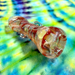 Worked Fumed Chillum by Huggy Bear