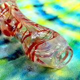 Worked Fumed Chillum by Huggy Bear