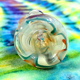 Worked Fumed Chillum by Huggy Bear