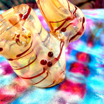5" Fumed Red Striped Dry Standup Sherlock by Huggy Bear