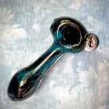 3-4.5" Frit Handpipe w/ Jerry Hand Milli by Baked Glass