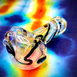 3.5" Fumed Canework Handpipe by Baked Glass