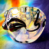 3.5" Fumed Canework Handpipe by Baked Glass