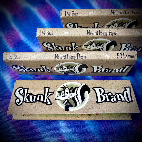 Skunk Brand 1 1/4 Natural Hemp Rolling Papers