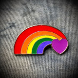 Small Metal Rainbow Pride Pin