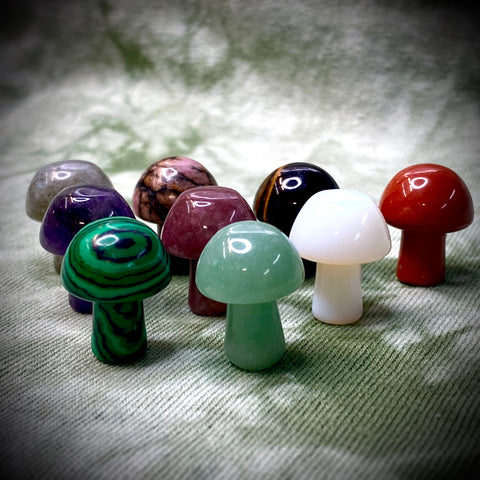 0.75" Tiny Crystal Mushroom