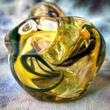3.5" Fumed Canework Handpipe by Baked Glass