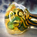 3.5" Fumed Canework Handpipe by Baked Glass