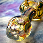 3.5" Fumed Canework Handpipe by Baked Glass