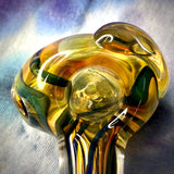 3.5" Fumed Canework Handpipe by Baked Glass