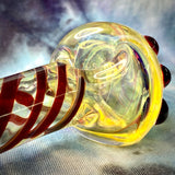3.5" Fumed Canework Handpipe by Baked Glass