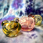 3.5" Fumed Canework Handpipe by Baked Glass