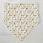 12x24" Doggie Bandana - Alphabet/Letters