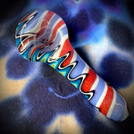 4" Cool Color Wig-Wag/Candy Stripe Handpipe by Pharo